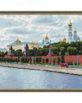 Миниатюра фотографии Molly картина мозаика москва кремль 40х50 см