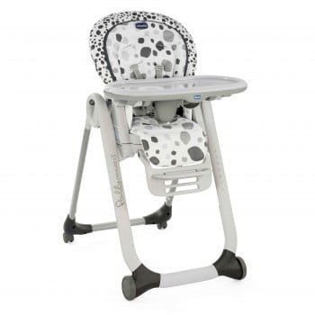Стульчик для кормления Chicco Polly Progress5 Anthracite, серый