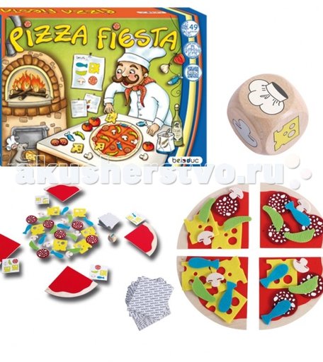 Beleduc Развивающая игра Пицца Фиеста 22705