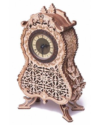 Миниатюра фотографии Wood trick механическая сборная модель винтажные часы (134 детали)