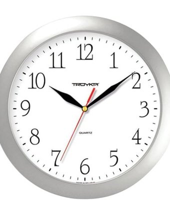 Миниатюра фотографии Часы troyka настенные круглые 11170113