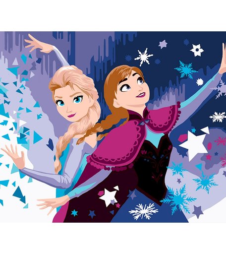 Набор для раскрашивания по номерам ФРЕЯ Холодное волшебство