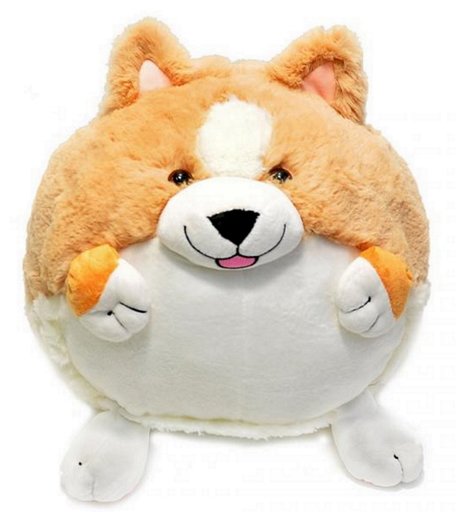 Мягкая игрушка Super01 Корги 25 см цвет: оранжевый