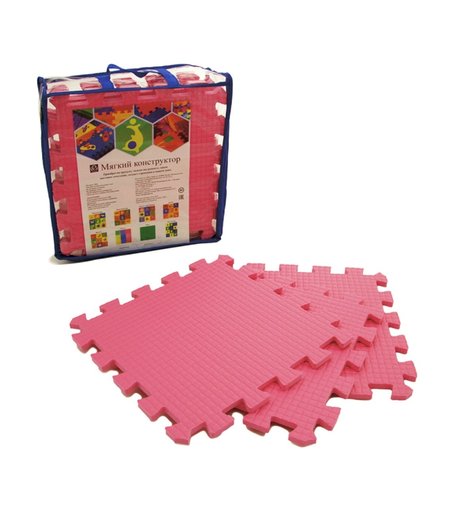 Коврик-пазл EVALINE Универсальный розовый