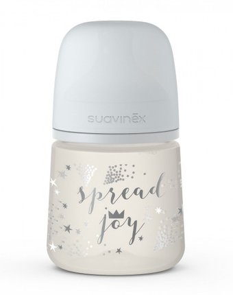 Бутылочка Suavinex с мягкой физиологической силиконовой соской Spread Joy 150 мл