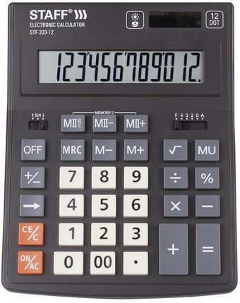 Staff Plus Калькулятор настольный STF-333