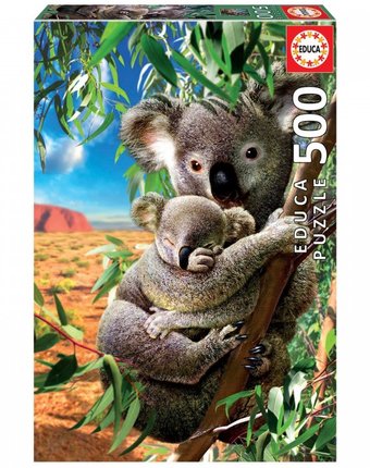 Миниатюра фотографии Educa пазл коала с детенышем 500 деталей