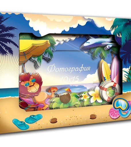Хобби и Творчество VIZZLE Объемная картина На курорте
