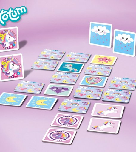 Totum Игра Карточки Единороги Memory game 36 шт.