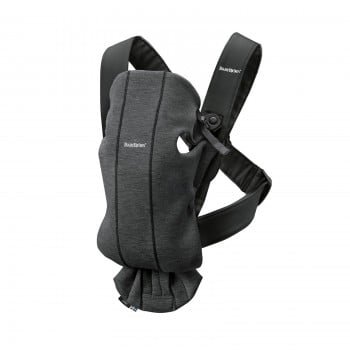 Рюкзак-кенгуру BabyBjorn Mini 3D Jersey, темно-серый
