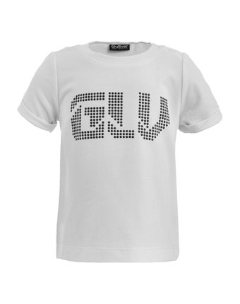 Миниатюра фотографии Нарядная футболка с декором gulliver