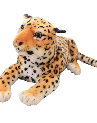Мягкая игрушка Super01 Леопард 45х20х27 цвет: оранжевый