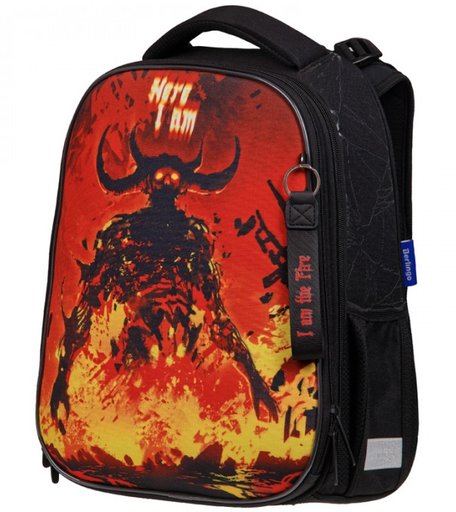 Berlingo Ранец Expert Monster 37х28х16 см