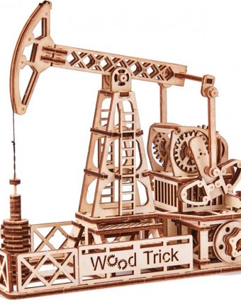 Миниатюра фотографии Wood trick механический 3d-пазл нефтяная вышка