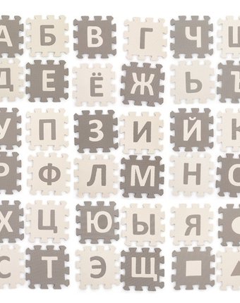 Миниатюра фотографии Игровой коврик funkids алфавит-3, толщина 15 мм kb-001-36-nt