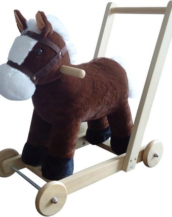 Миниатюра фотографии Ходунки-каталка наша игрушка лошадка
