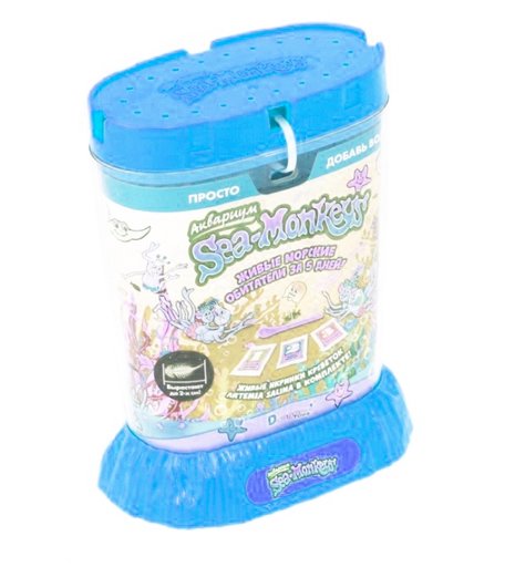 Набор для опытов 1Toy Sea-Monkeys Artemia Salina синий