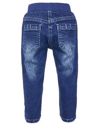 Синие джинсы на резинке Gulliver