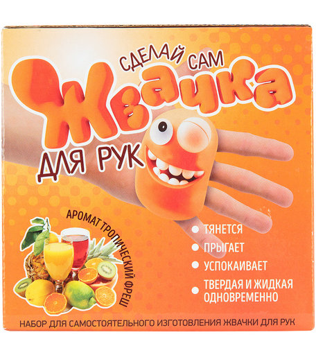 Набор для опытов Инновации для детей Юный Химик: жвачка для рук - Тропический фреш