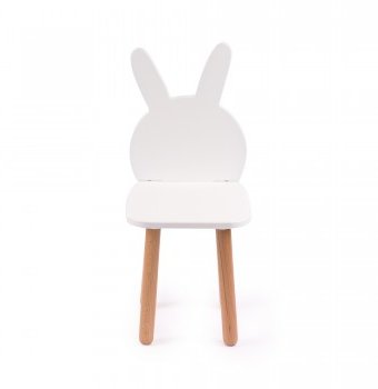 Миниатюра фотографии Стул детский happy baby krolik chair, белый