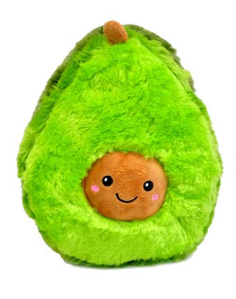 Миниатюра фотографии Мягкая игрушка lemon tree фрукты авокадо, 40 см 40 см цвет: зеленый