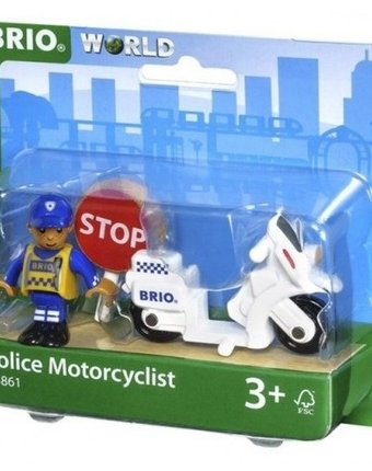Brio Игровой набор Полицейский мотоцикл