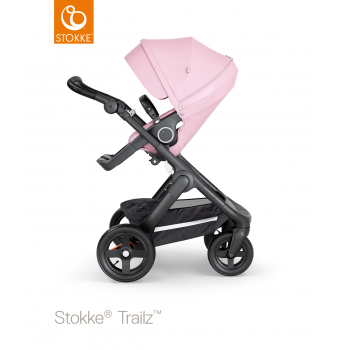 Миниатюра фотографии Коляска stokke trailz, lotus pink, розовый