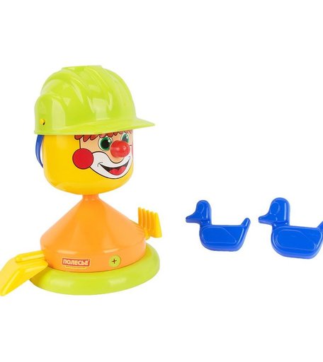 Игровой набор для песка Полесье Строитель (8 эл) от 12 до 34 см