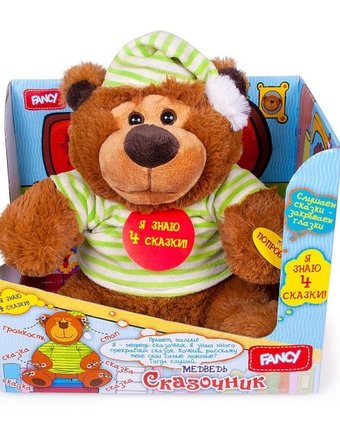 Интерактивная игрушка Fancy Медведь сказочник 27 см
