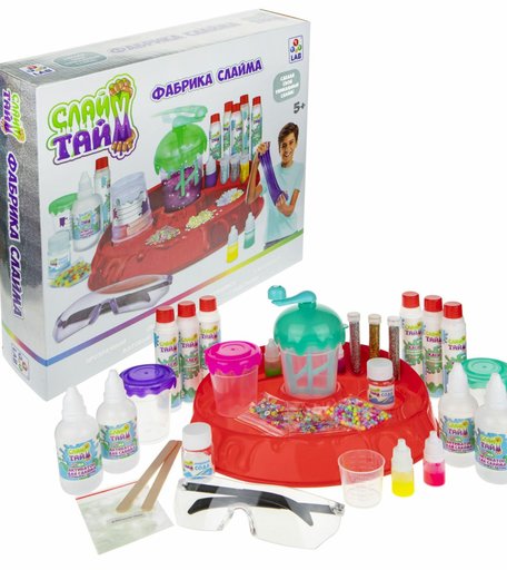 Набор для опытов 1Toy Lab Слайм тайм Фабрика слайма
