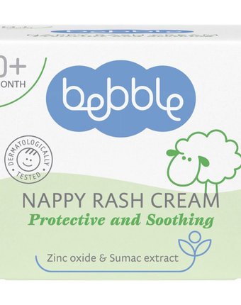 Крем Bebble от опрелостей Nappy Rash Cream, с рождения, 60 мл