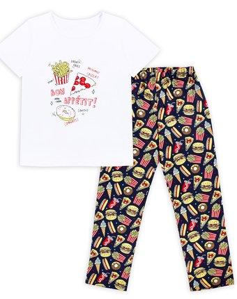 Миниатюра фотографии Пижама футболка/шорты веселый малыш