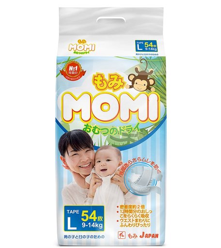 Подгузники Momi (9-14 кг) шт.