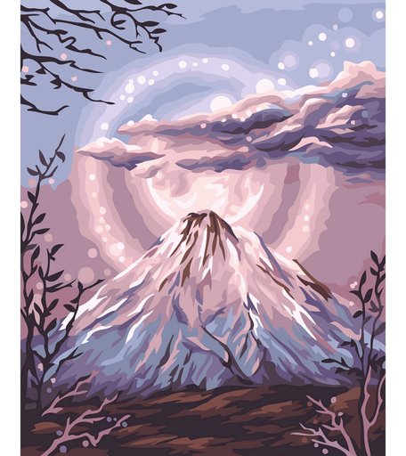 Набор для раскрашивания по номерам ФРЕЯ У подножия горы