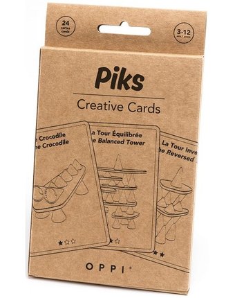 Развивающая игрушка Oppi Piks Образовательные карточки 24 шт.