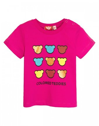Миниатюра фотографии Let's go футболка для девочки colored teddies