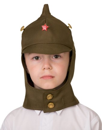 Миниатюра фотографии Карнавальный аксессуар батик шапка армейца