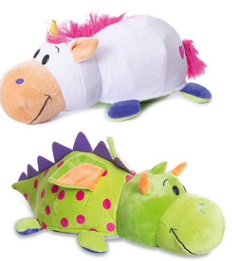 Мягкая игрушка 1 Toy Единорог-Дракончик Вывернушка ням-ням 35 см