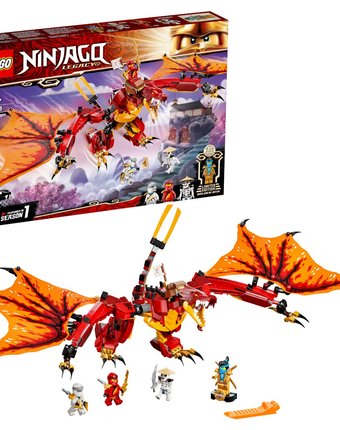 Миниатюра фотографии Конструктор lego ninjago 71753 атака огненного дракона