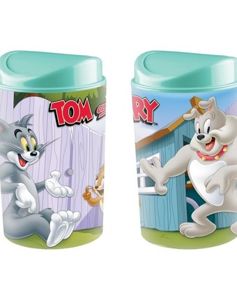 Контейнер Tom and Jerry универсальный настольный с аппликацией,1.4 л