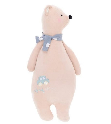 Мягкая игрушка Super01 Медведь 50 см цвет: розовый