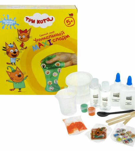 Набор для слайма 1Toy Три кота