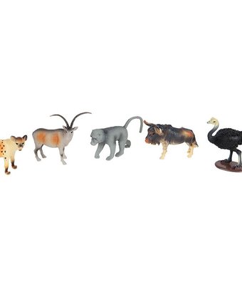 Миниатюра фотографии Игровой набор 1toy в мире животных дикие животные африки