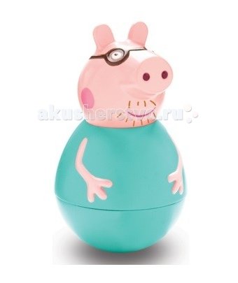 Свинка Пеппа (Peppa Pig) Фигурка-неваляшка Папа Свин
