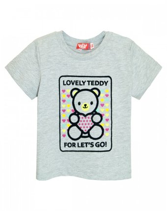 Миниатюра фотографии Let's go футболка для девочки lovely teddy