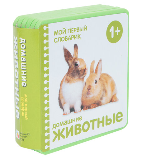 Книга Мозаика Kids «Мой первый словарик. Домашние животные» 1+
