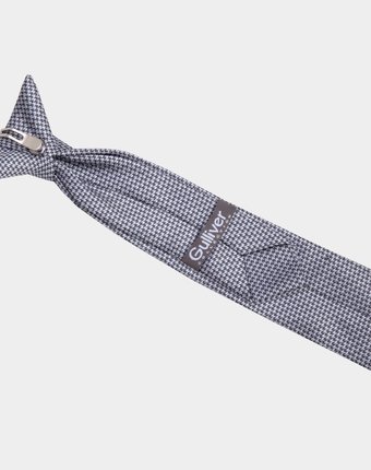 Серый фактурный галстук Gulliver