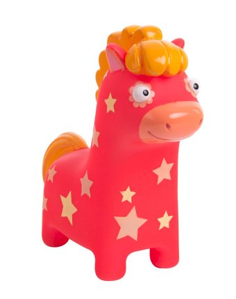 Миниатюра фотографии Деревяшки игрушка для ванной лошадка иго-го