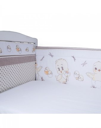Миниатюра фотографии Бортик в кроватку bambola цыплята