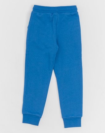 Синие брюки из футера Button Blue